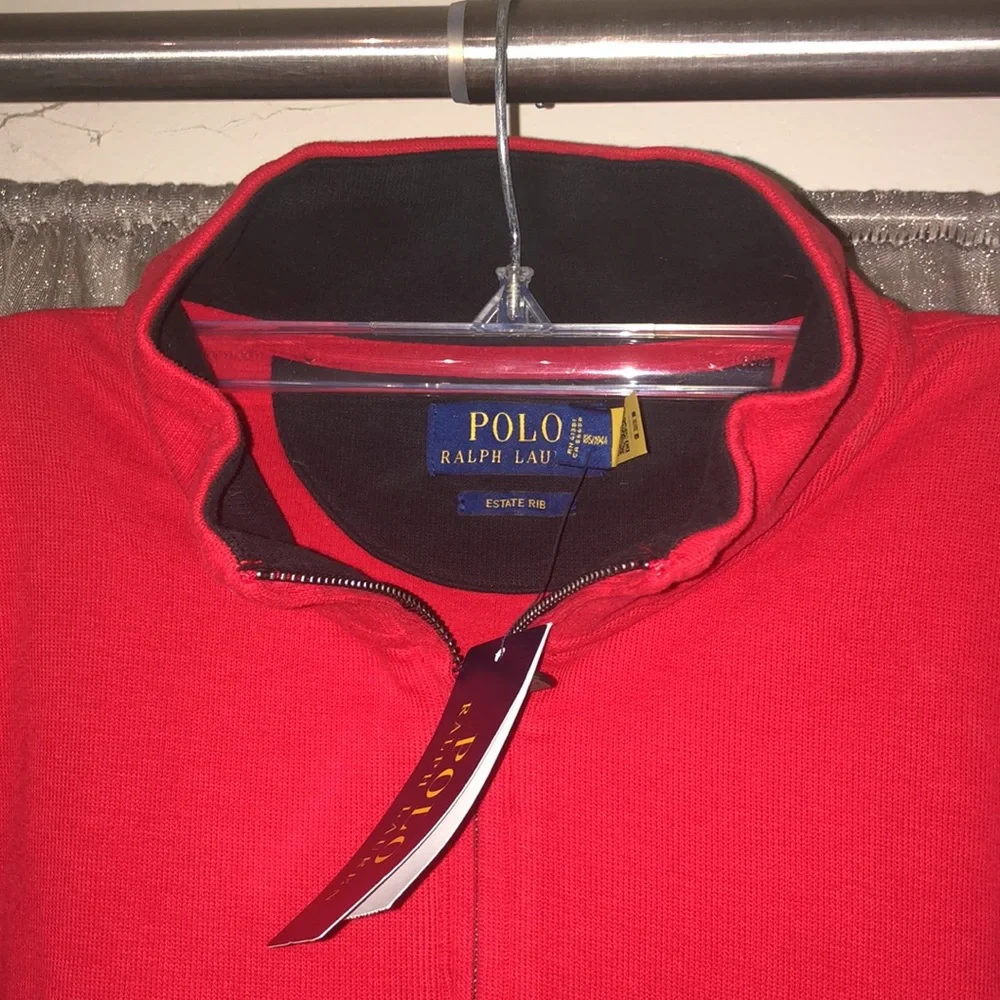 NWT Red Men Polo Ralph Lauren Long Sleeve 2024 collection